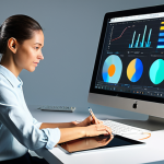 A professional female visual designer, fully clothed in a modest business casual outfit, intensely focused while working on a large digital tablet displaying intricate graphic design software. She is seated at a clean, modern desk in a bright, contemporary design studio. Abstract, subtle vector graphics and glowing color palettes gently float in the background, symbolizing digital creativity and innovation. The scene is well-lit with professional studio lighting, emphasizing sharp details and a clean aesthetic. This image is safe for work, appropriate content, fully clothed, professional, and family-friendly. It features perfect anatomy, correct proportions, a natural pose, well-formed hands, proper finger count, and natural body proportions, ensuring a high-quality, realistic portrayal.